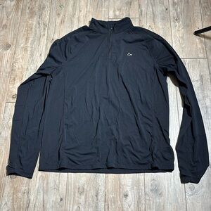 Merino Blend Base Layer Paradox Pullover 1/4 Zip Dri-Release Black Men’s XL